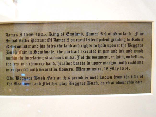 A Royal Document with Initial Letter Portrait issued during the reign of King James I and dated May 18, 1614 — image 4